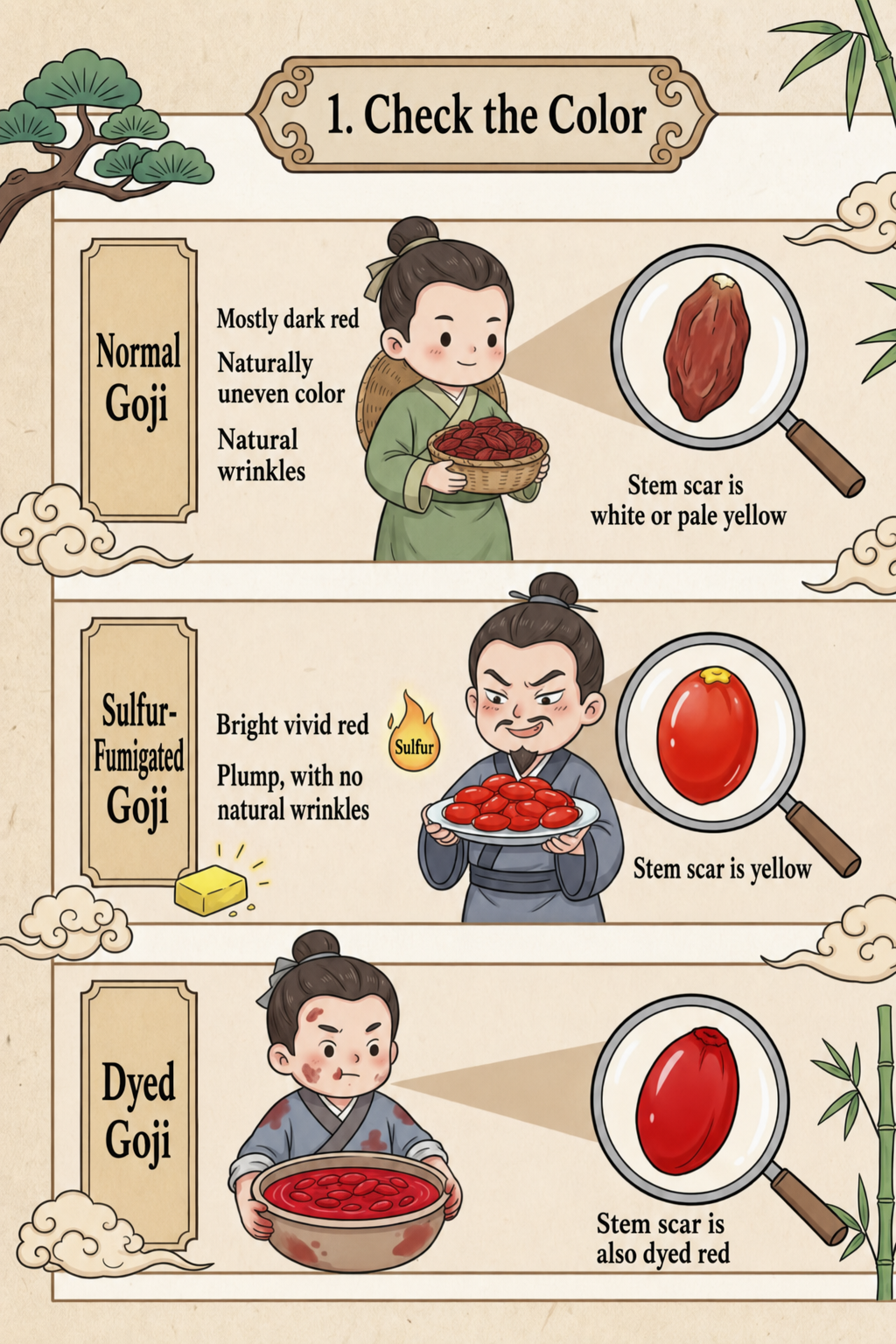 RUBYST goji quality guide panel 5