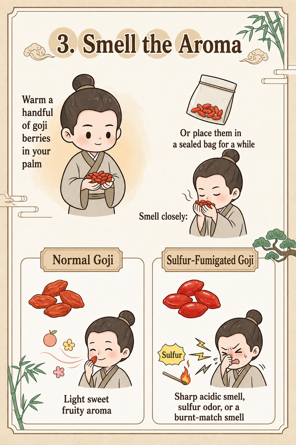 RUBYST goji quality guide panel 7