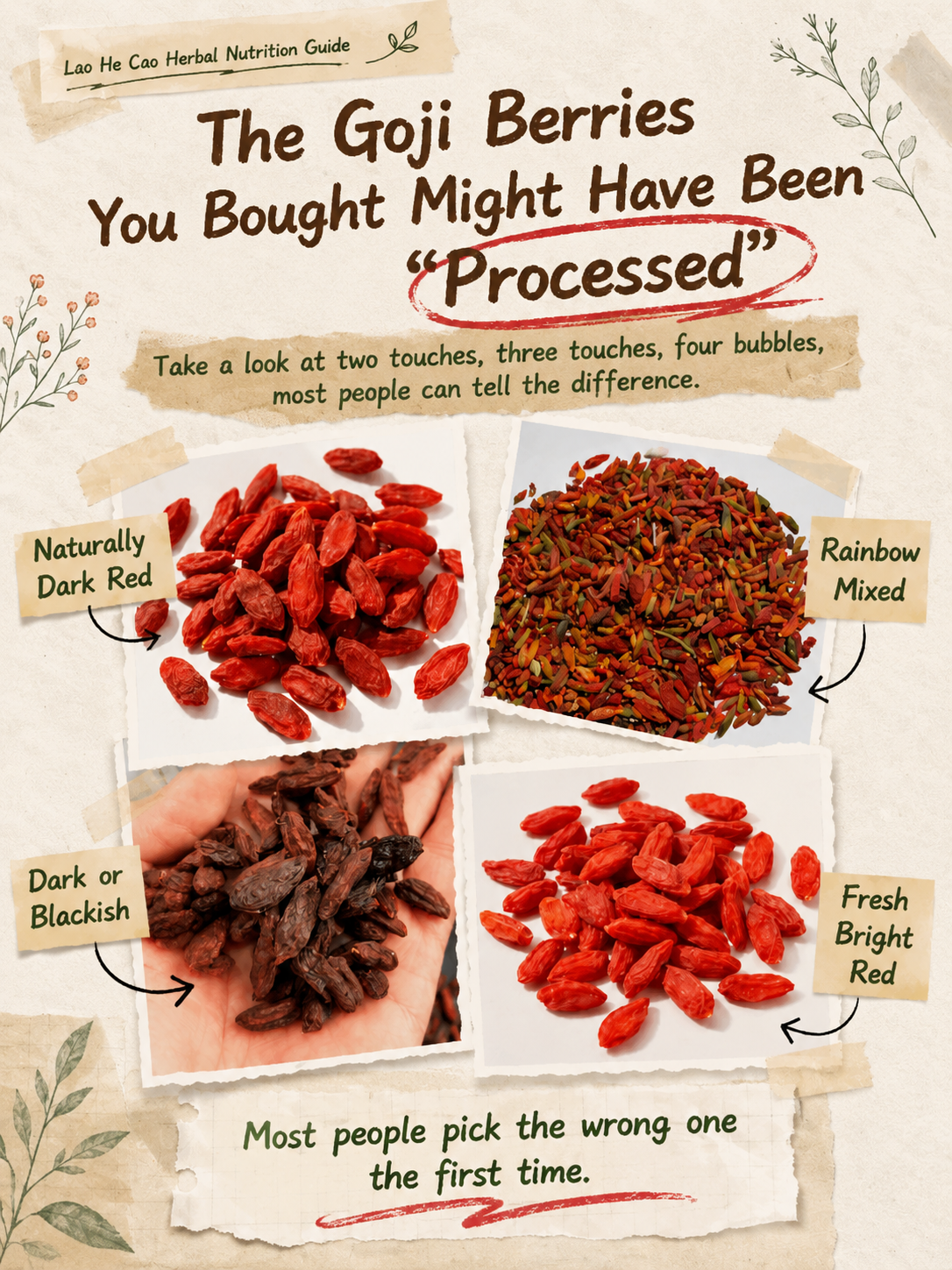 RUBYST goji quality guide panel 11
