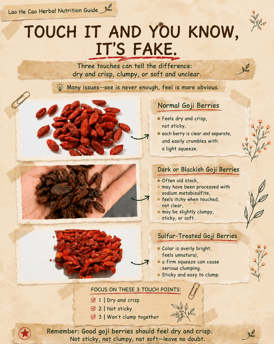 RUBYST goji quality guide panel 14