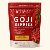 RUBYST 2LB Organic Dried Goji Berries