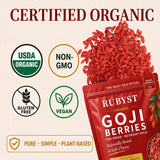 RUBYST organic dried goji berry proof